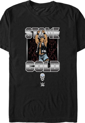 Arms Raised Stone Cold Steve Austin T-Shirt