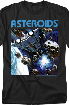 Asteroids Cartridge Art Atari T-Shirt