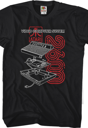 Atari 2600 Video Computer System T-Shirt
