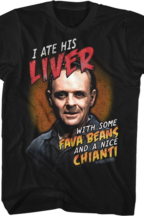 Ate His Liver Silence of the Lambs T-Shirtmain product image