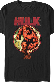 Attack Mode Red Hulk Marvel Comics T-Shirt