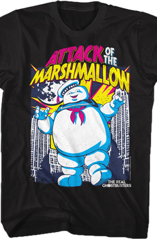 Attack of the Marshmallow Real Ghostbusters T-Shirt