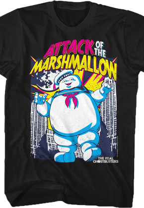 Attack of the Marshmallow Real Ghostbusters T-Shirt