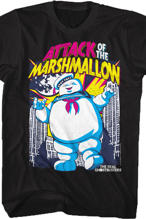 Attack of the Marshmallow Real Ghostbusters T-Shirtmain product image