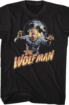 Attack Pose Wolf Man T-Shirt