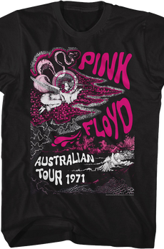 Australian Tour 1971 Pink Floyd T-Shirt