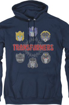 Autobots And Decepticons Head Shots Transformers Hoodie