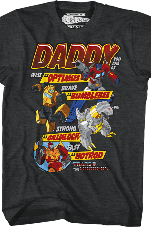 Autobots Father's Day Transformers T-Shirtmain product image