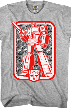 Autobots Leader Optimus Prime Transformers T-Shirt