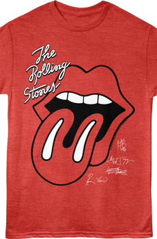Autographs Rolling Stones T-Shirt