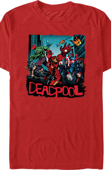 Avenger Deadpool Marvel Comics T-Shirt
