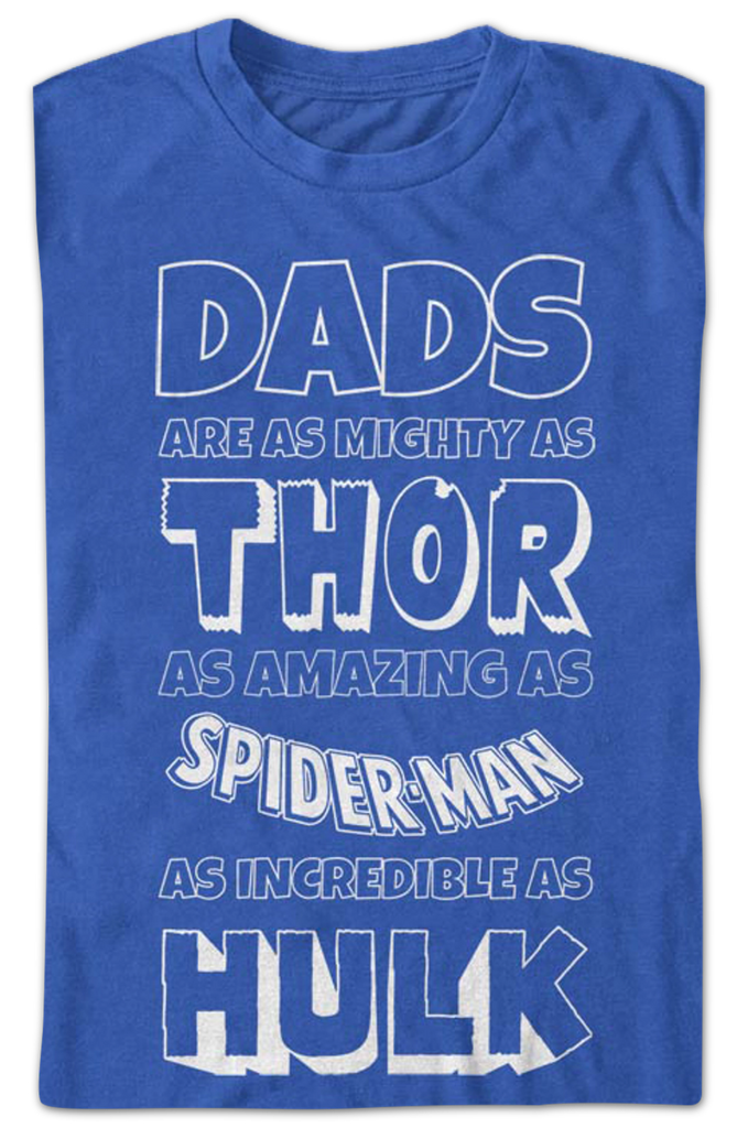 Avengers Father's Day Marvel Comics T-Shirt