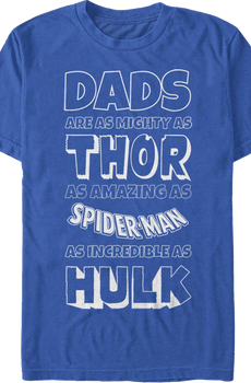 Avengers Father's Day Marvel Comics T-Shirt