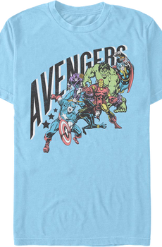 Avengers Lineup Marvel Comics T-Shirt