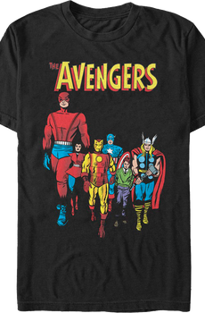 Avengers Stand Together Marvel Comics T-Shirt