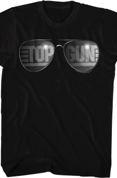 Aviator Sunglasses Top Gun T-Shirt