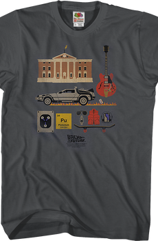 Back to the Future Items T-Shirt