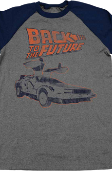 Back To The Future Raglan Baseball Shirt