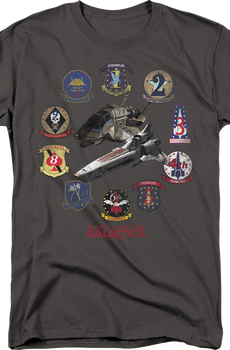 Patches Battlestar Galactica T-Shirt