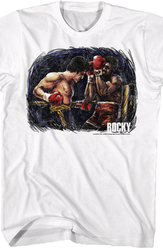 Balboa Creed Painting Rocky T-Shirt