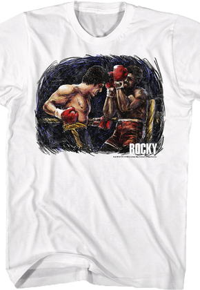 Balboa Creed Painting Rocky T-Shirt