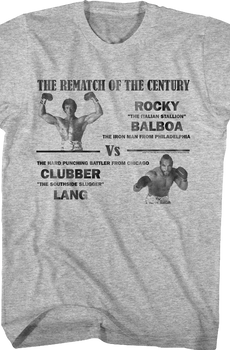 Balboa vs Lang Rematch of the Century Rocky T-Shirt