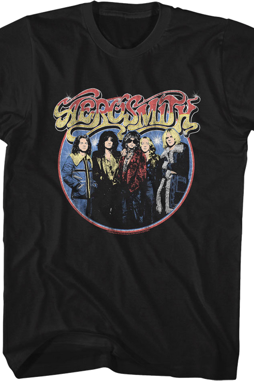Band Photo Circle Aerosmith T-Shirtmain product image