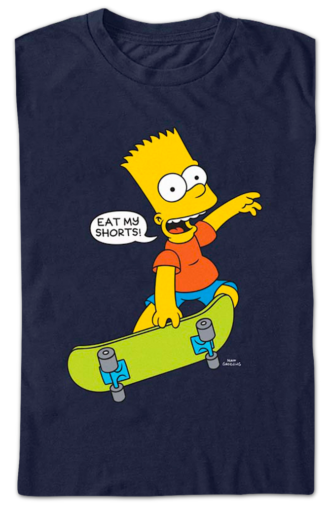 Bart Simpson Eat My Shorts Simpsons TShirt
