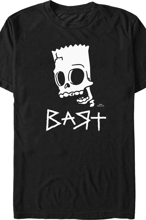 Bart Skull Simpsons T-Shirtmain product image