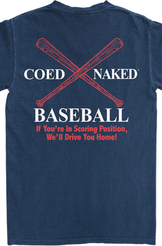 Baseball Coed Naked T-Shirt