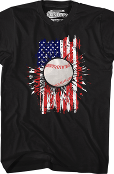 Baseball Flag T-Shirt