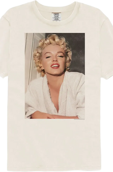 Bathrobe Photo Marilyn Monroe Comfort Colors Brand T-Shirt