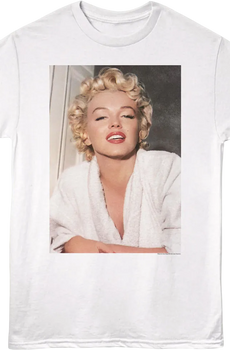 Bathrobe Photo Marilyn Monroe T-Shirt