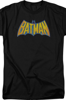 Batman Vintage Bat-Shaped Logo DC Comics T-Shirt