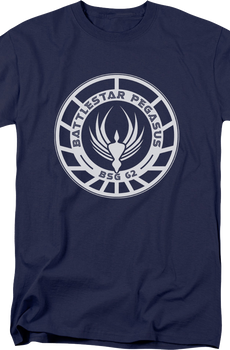 Battlestar Pegasus Badge Battlestar Galactica T-Shirt