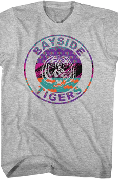 Bayside Tigers Retro Patterns Saved By The Bell T-Shirt
