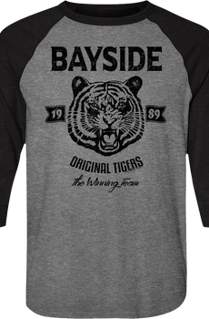 Bayside Tigers Saved By The Bell Raglan Baseball Shirt