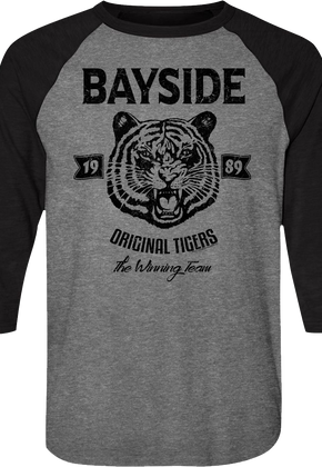 Bayside Tigers Saved By The Bell Raglan Baseball Shirt