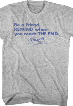 Be A Friend Blockbuster T-Shirt