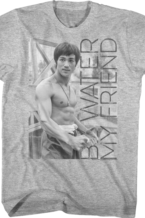 Be Water My Friend Bruce Lee Shirtmain product image