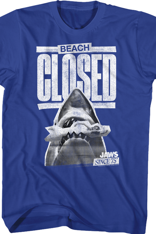 Beach Closed Jaws T-Shirtmain product image