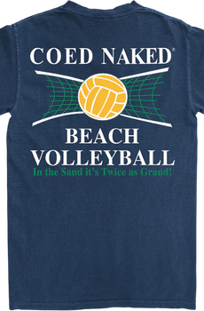 Beach Volleyball Coed Naked T-Shirt