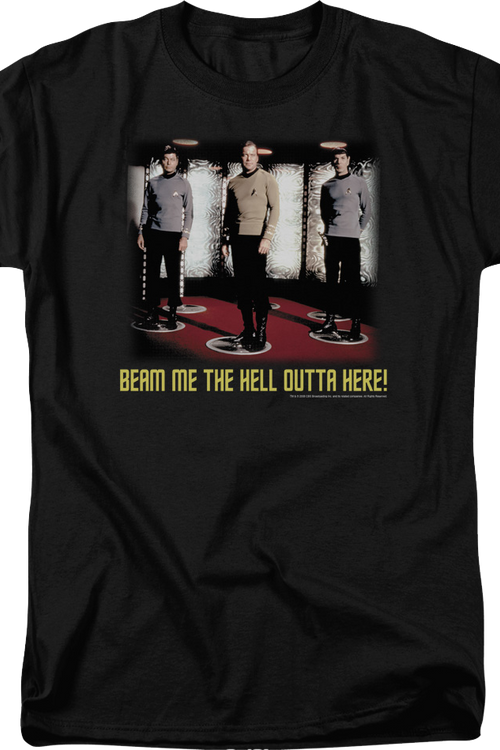 Beam Me The Hell Outta Here Star Trek T-Shirtmain product image