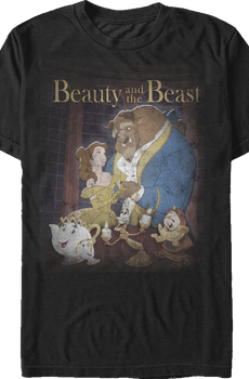 Beauty And The Beast Poster Art T-Shirt