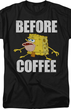 Before Coffee SpongeBob SquarePants T-Shirt