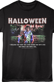 Behind That Boy's Eyes Halloween T-Shirt