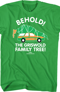 Behold The Griswold Family Tree Christmas Vacation T-Shirt