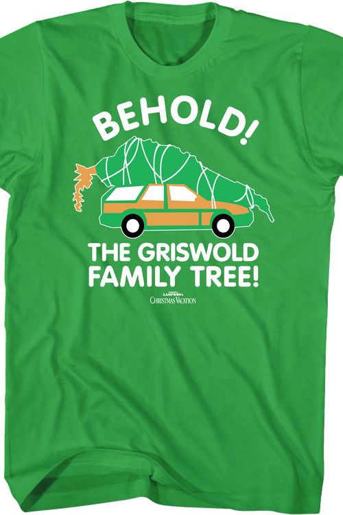 Behold The Griswold Family Tree Christmas Vacation T-Shirtmain product image