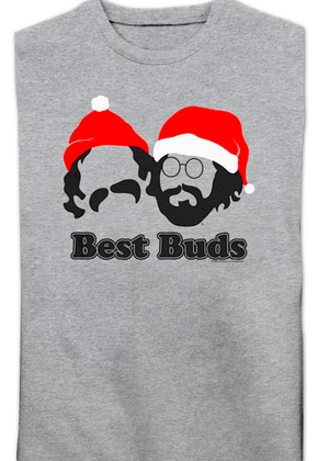 Best Buds Cheech And Chong Christmas Sweatshirt