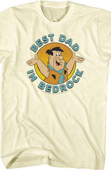 Best Dad In Bedrock Flintstones T-Shirt